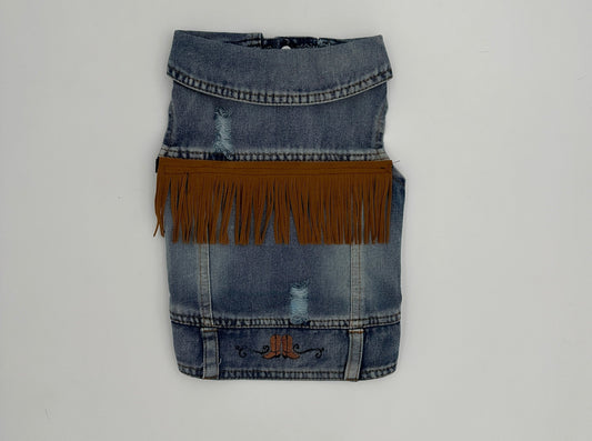 Cave Creek Rodeo Denim Vest